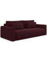 Kapua sovesofa i velour B238 cm - Blomme