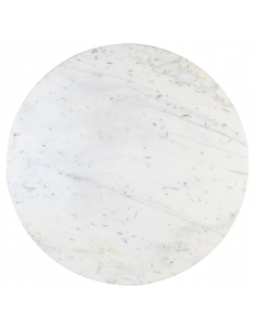 Rundt spisebord marmor 2