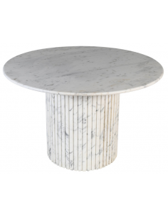 Rundt spisebord marmor