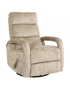 Lænestol med indbygget fodskammel