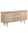 Nag sideboard i mdf og egetræsfinér B150 cm - Hvidpigmenteret eg