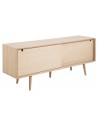 Cent sideboard i mdf og egetræsfinér B180 cm - Hvidpigmenteret eg