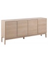 Linley sideboard i egetræ og egetræsfinér B180 cm - Hvidpigmenteret eg