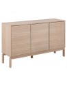 Linley sideboard i egetræ og egetræsfinér B135,4 cm - Hvidpigmenteret eg