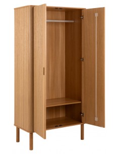 Klædeskab egetræ 2