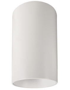 påbygningsspot hvid gu10