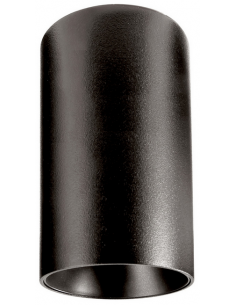 påbygningsspot sort gu10