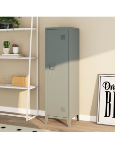 Kurik garderobeskab i metal...