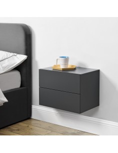 Ampfi væghængt sengebord i...