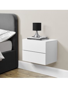 Ampfi væghængt sengebord i...