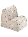 Børnestol i OEKO-TEX polyester H50 cm - Terrazzo Sand