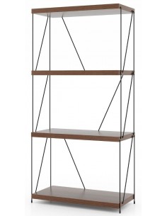 Bogreol i metal og...