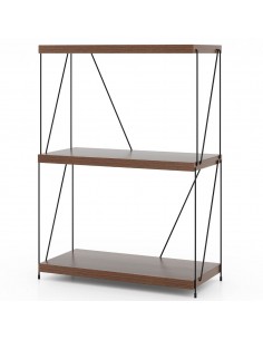 Bogreol i metal og...