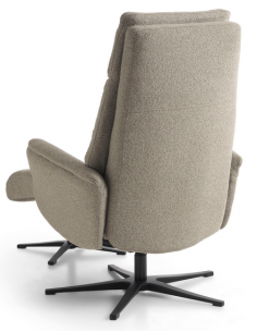 lænestol med vippefunktion med skammel 2