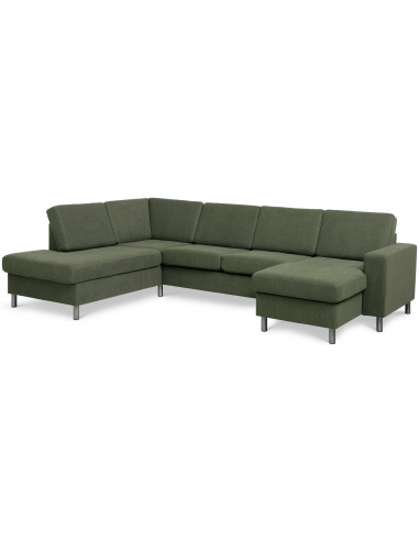 Panset U-sofa i polyester B295 x D197...