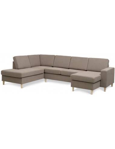 Panset U-sofa i polyester B295 x D197...