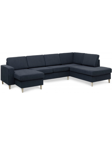 Panset U-sofa i polyester B295 x D197...