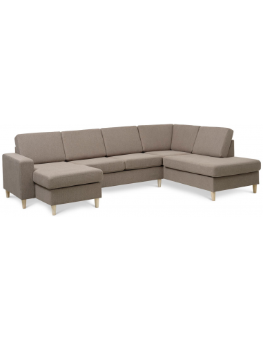 Panset U-sofa i polyester B295 x D197...