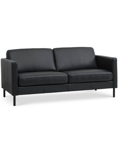 Askset 2-personers sofa i semi-anilin...