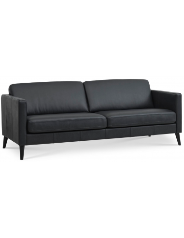 Askset 3-personers sofa i semi-anilin...