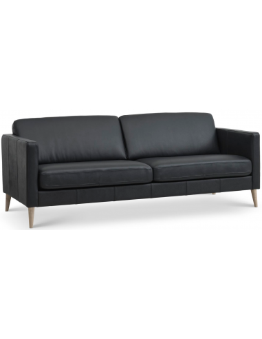 Askset 3-personers sofa i semi-anilin...