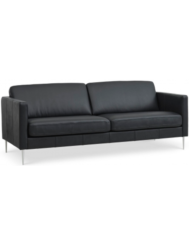 Askset 3-personers sofa i semi-anilin...