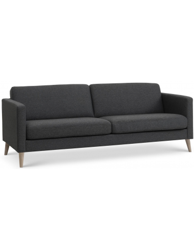 Askset 3-personers sofa i polyester...