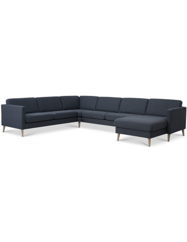 Askset U-sofa i polyester B348 x D269...