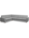 Wendy hjørnesofa i polyester B295 x D230 cm - Natur/Grå