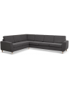 Wendy hjørnesofa i polyester B295 x D230 cm - Natur/Antracit