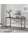 Røro skrivebord i metal og møbelplade H72 x B120 x D60 cm - Sort