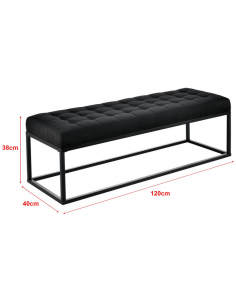 Bænk i metal og polyester... 2