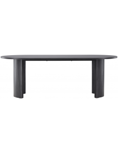 Spisebord ovalt sort 2