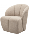 MOJO Rotérbar lænestol i bouclé B68 cm - Beige