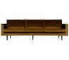 3-personers sofa i velour B277 cm - Honning