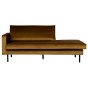 Daybed sofa i velour B206 cm - Oliven
