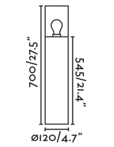 Bedlampe udendørslampe