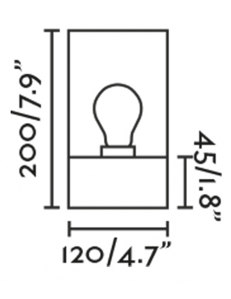 Udendørs loftlampe