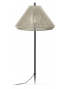 SAIGON Udendørs bedlampe i aluminium og UV polyester reb H137 cm 1 x E27 - Mørkegrå/Beige