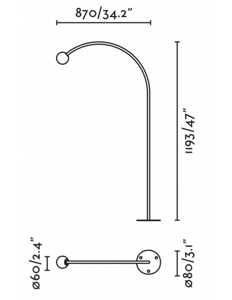 Udendørslamper led sort