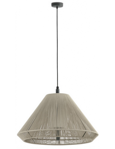 SAIGON Udendørs loftlampe i polyester reb Ø66,5 cm 1 x E27 - Beige