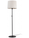 SAMBA Gulvlampe i stål og båndtekstil H154 cm 1 x E27 - Sort/Beige