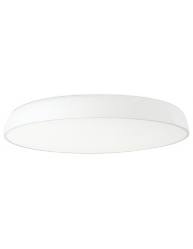 MEGA Plafond i aluminium og polycarbonat Ø75 cm 52W SMD LED - Hvid