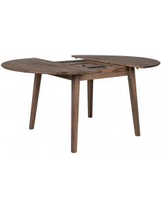 rundt spisebord med udtræk 2