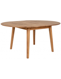 rundt spisebord med udtræk 2