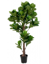 Stor kunstig Violinfigen plante H190 cm - Grøn