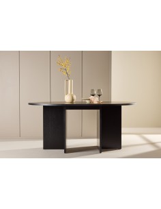 rundt spisebord med udtræk 2