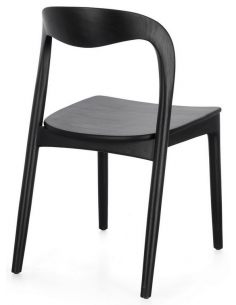 spisebordsstol træ sort 2