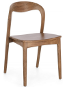 Miley spisebordsstol i teak træ H82 cm - Brun