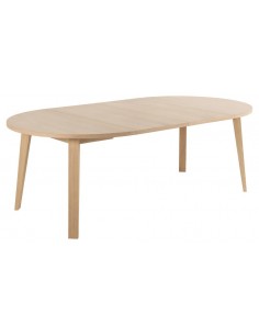 rundt spisebord med udtræk 2